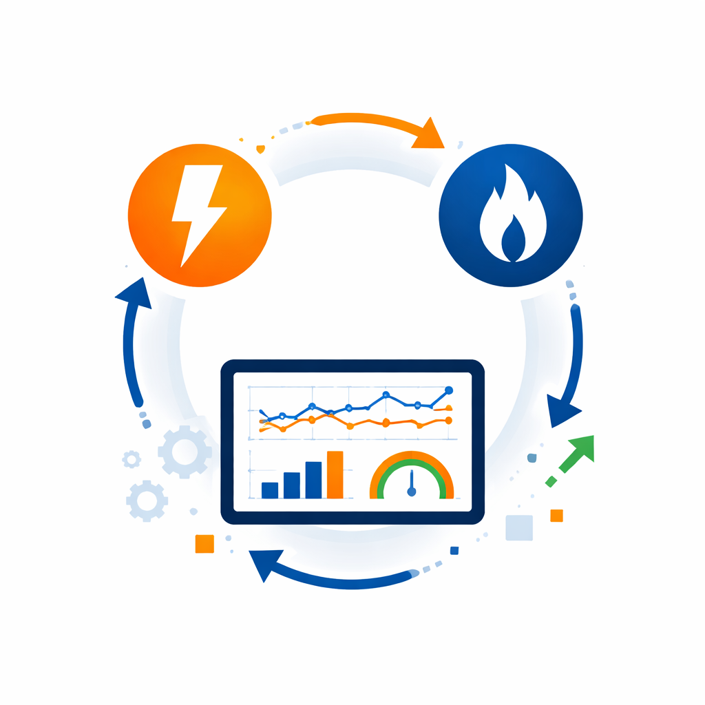 Ciclo de monitoreo energético interactivo
