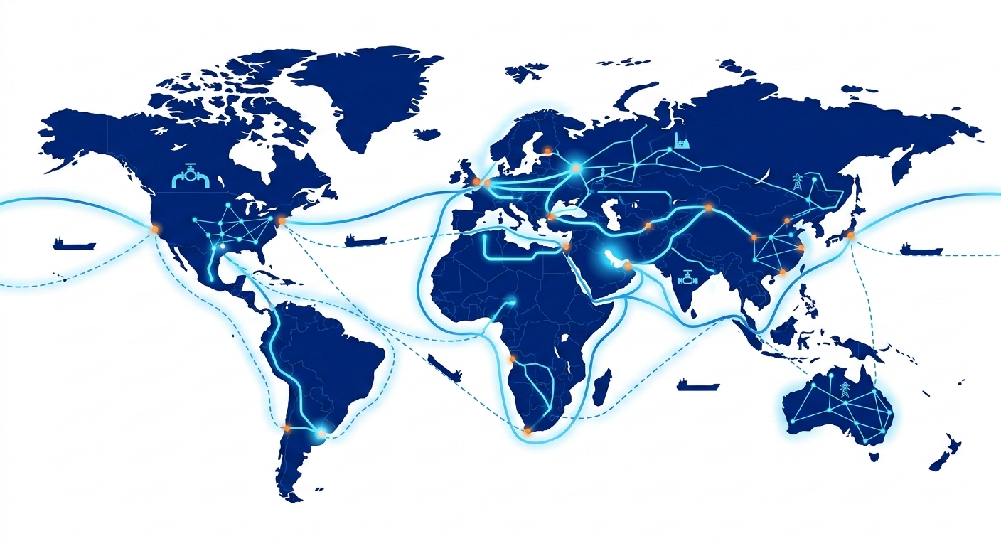 mercado energetico global rutas de energia y comercio internacional