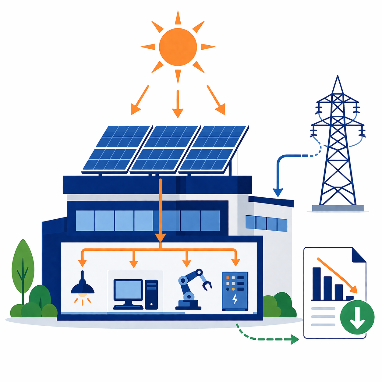 energia solar reducir factura energia